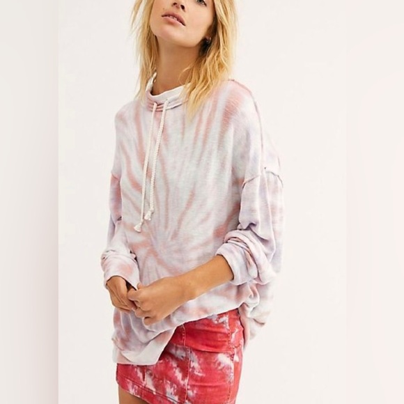NWT Free People Best Catch Tie Dye Tee - Picture 5 of 16